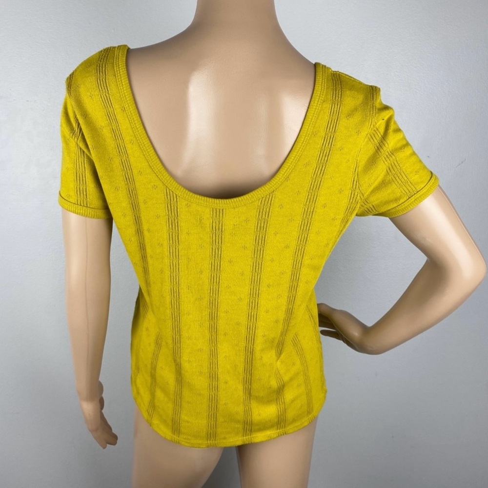 NEW MADEWELL POINTELLE KNIT TOP - Picture 6 of 7